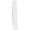 Ekena Millwork Pitch Carrillo Architectural Grade PVC Gable Pediment, 36"W x 9"H x 1"P (6/12) GPP036X009X100CRL - alternate 4
